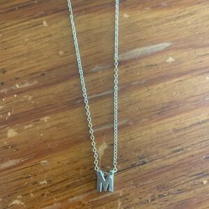 Gold Plated “M” Necklace BRAND NEW